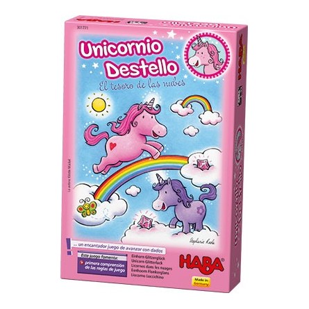 Unicornio destello: el tesoro de las nubes